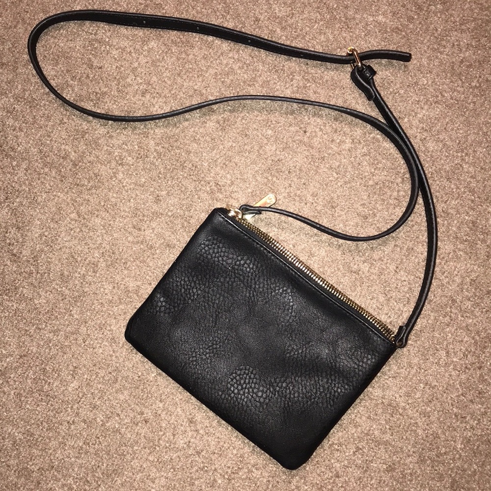 Black cross body bag